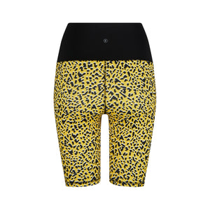 Yellow Leopard Cycle short
